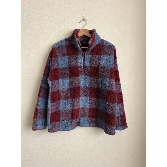 Eddie Bauer Fleece 1/4 Zip Pullover Women XL - Picture 2 of 6